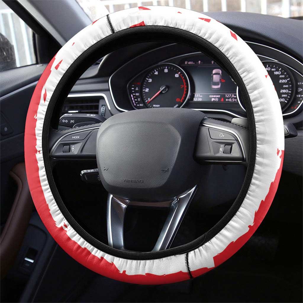Italy Sardinia Steering Wheel Cover Moor's Head With Coat Of Arms - Wonder Print Shop