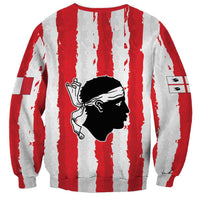 Italy Sardinia Sweatshirt Moor's Head With Coat Of Arms LT19