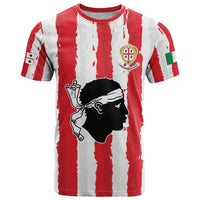Italy Sardinia T Shirt Moor's Head With Coat Of Arms LT19