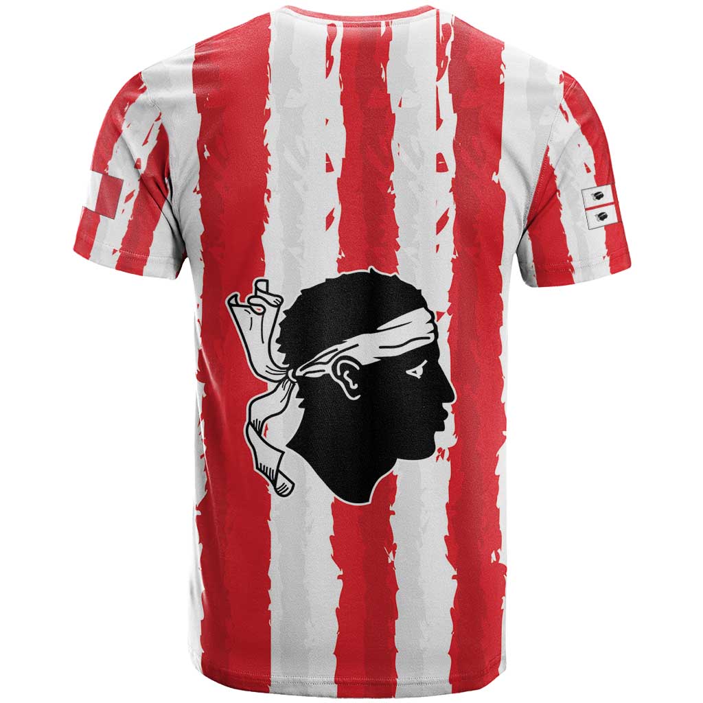 Italy Sardinia T Shirt Moor's Head With Coat Of Arms LT19