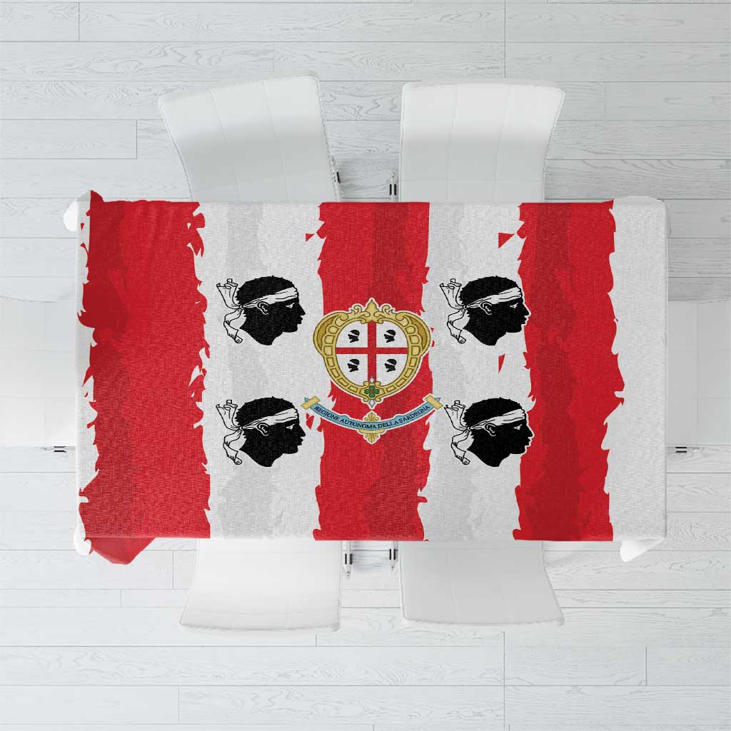 Italy Sardinia Tablecloth Moor's Head With Coat Of Arms - Wonder Print Shop