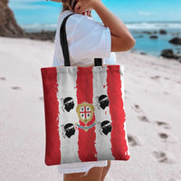 Italy Sardinia Tote Bag Moor's Head With Coat Of Arms - Wonder Print Shop