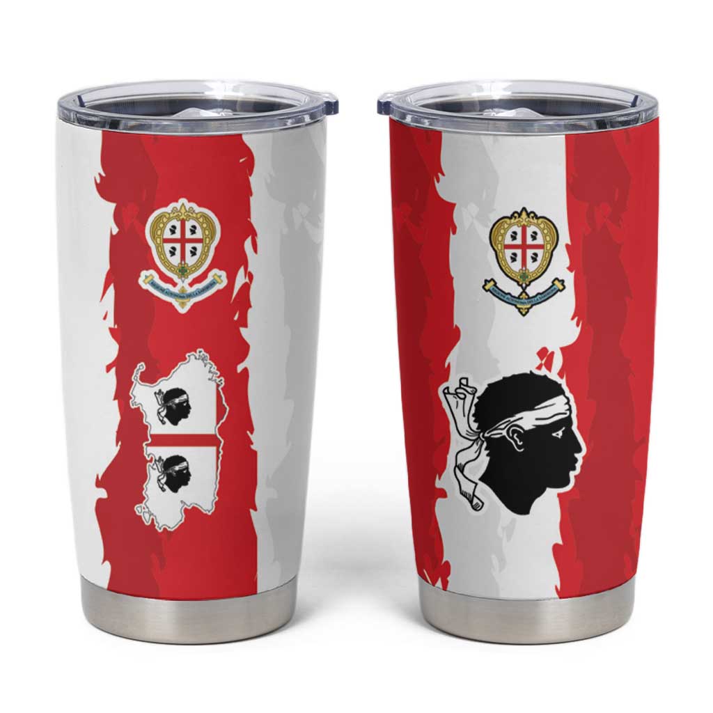 Italy Sardinia Tumbler Cup Moor's Head With Coat Of Arms - Wonder Print Shop