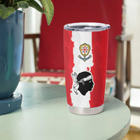 Italy Sardinia Tumbler Cup Moor's Head With Coat Of Arms - Wonder Print Shop