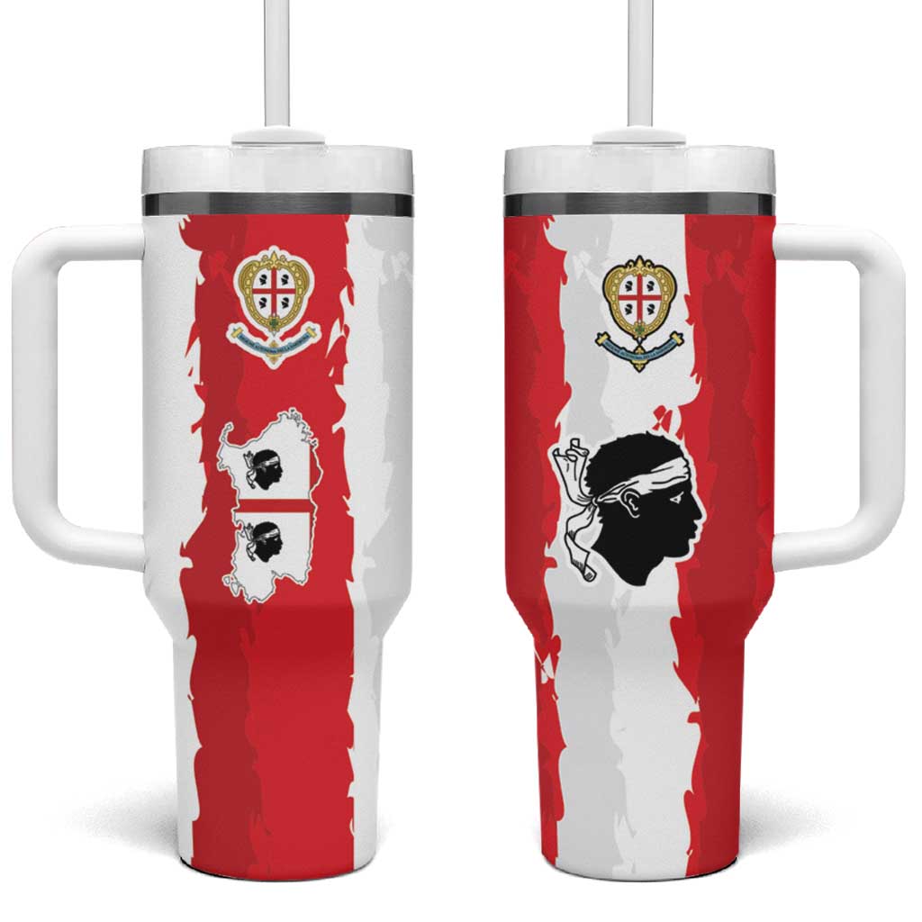Italy Sardinia Tumbler With Handle Moor's Head With Coat Of Arms - Wonder Print Shop