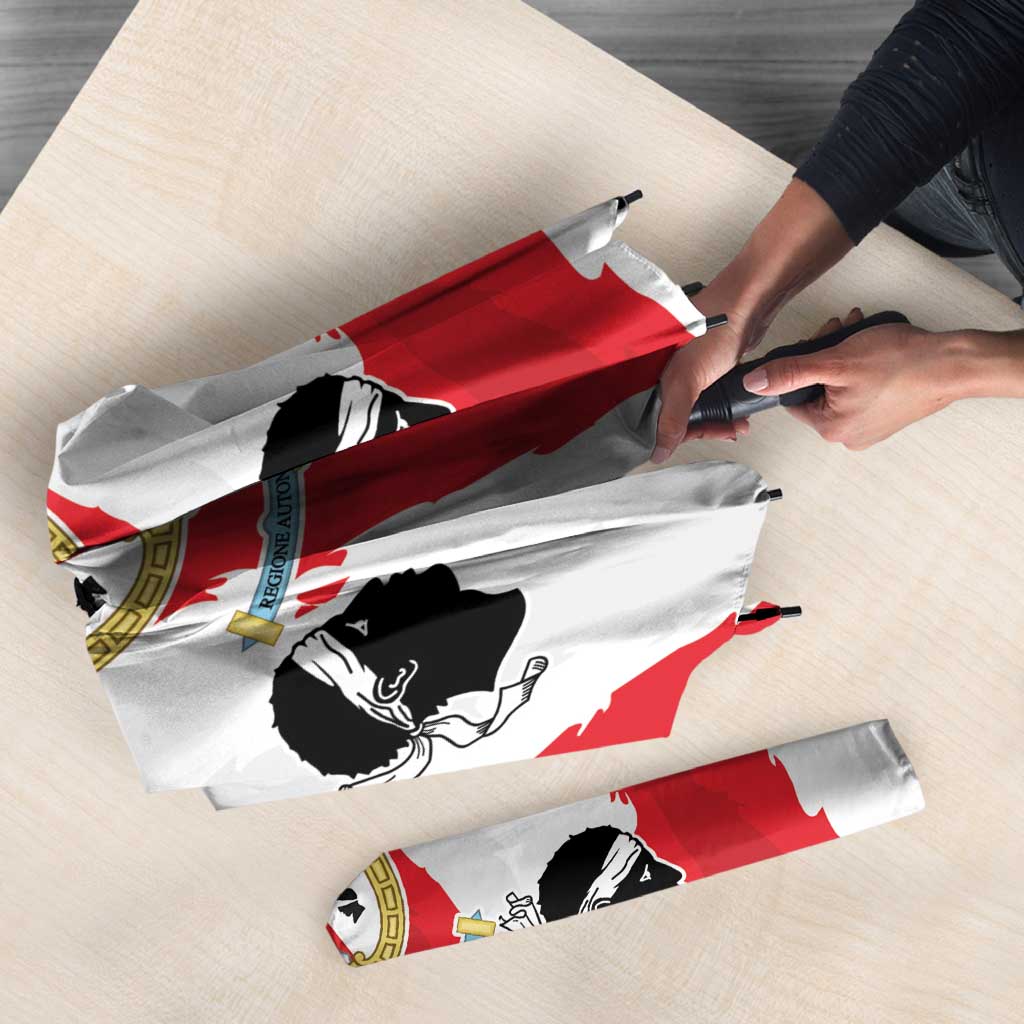 Italy Sardinia Umbrella Moor's Head With Coat Of Arms - Wonder Print Shop