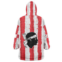 Italy Sardinia Wearable Blanket Hoodie Moor's Head With Coat Of Arms LT19