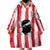 Italy Sardinia Wearable Blanket Hoodie Moor's Head With Coat Of Arms LT19