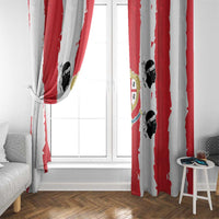 Italy Sardinia Window Curtain Moor's Head With Coat Of Arms - Wonder Print Shop