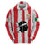 Italy Sardinia Zip Hoodie Moor's Head With Coat Of Arms LT19