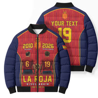 Custom Spain La Roja Football Bomber Puffer Jacket 2010 Legacy 2026 Next Chapter