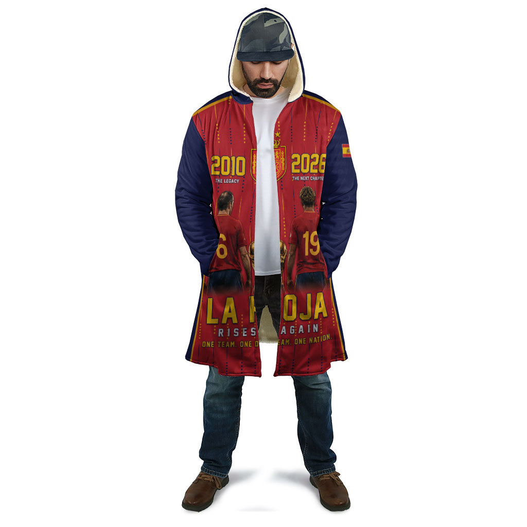 Custom Spain La Roja Football Cloak 2010 Legacy 2026 Next Chapter