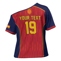 Custom Spain La Roja Football Cross Shoulder Shirt 2010 Legacy 2026 Next Chapter
