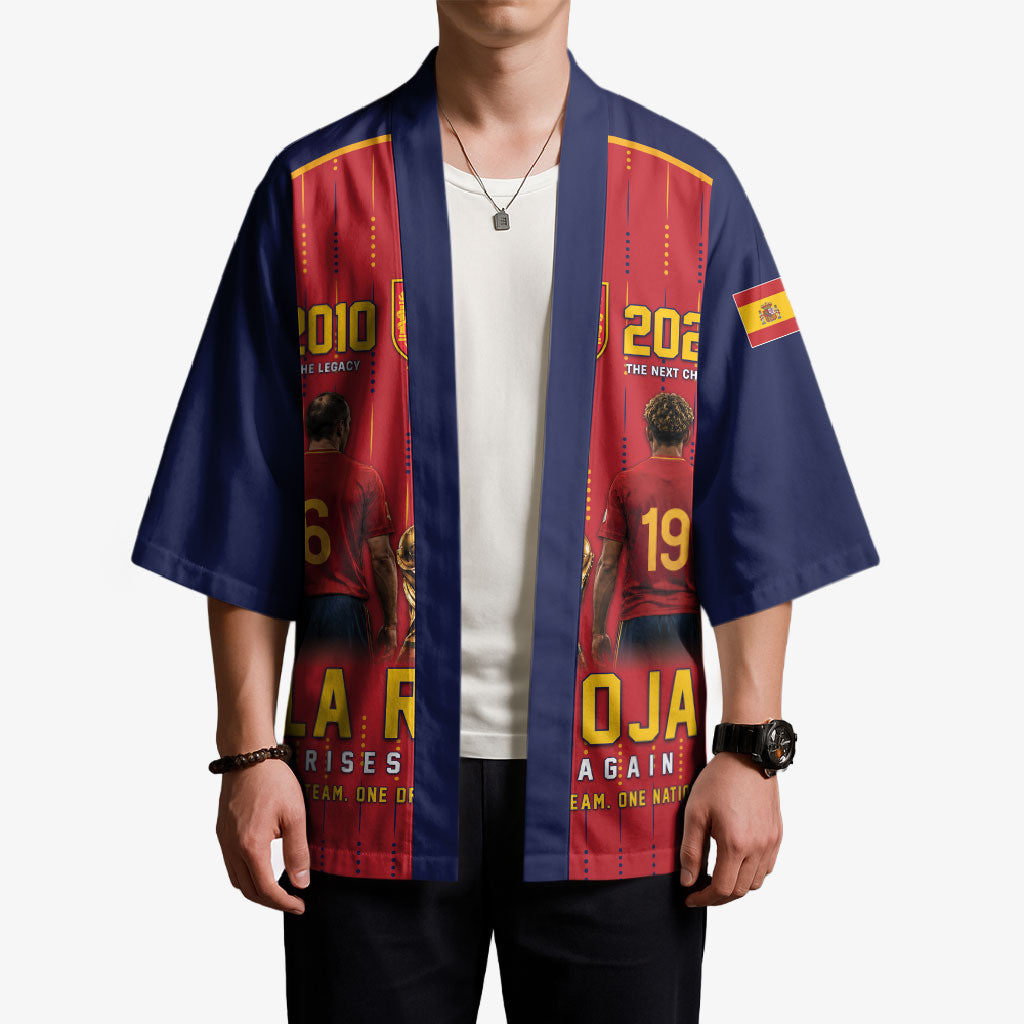 Custom Spain La Roja Football Kimono 2010 Legacy 2026 Next Chapter