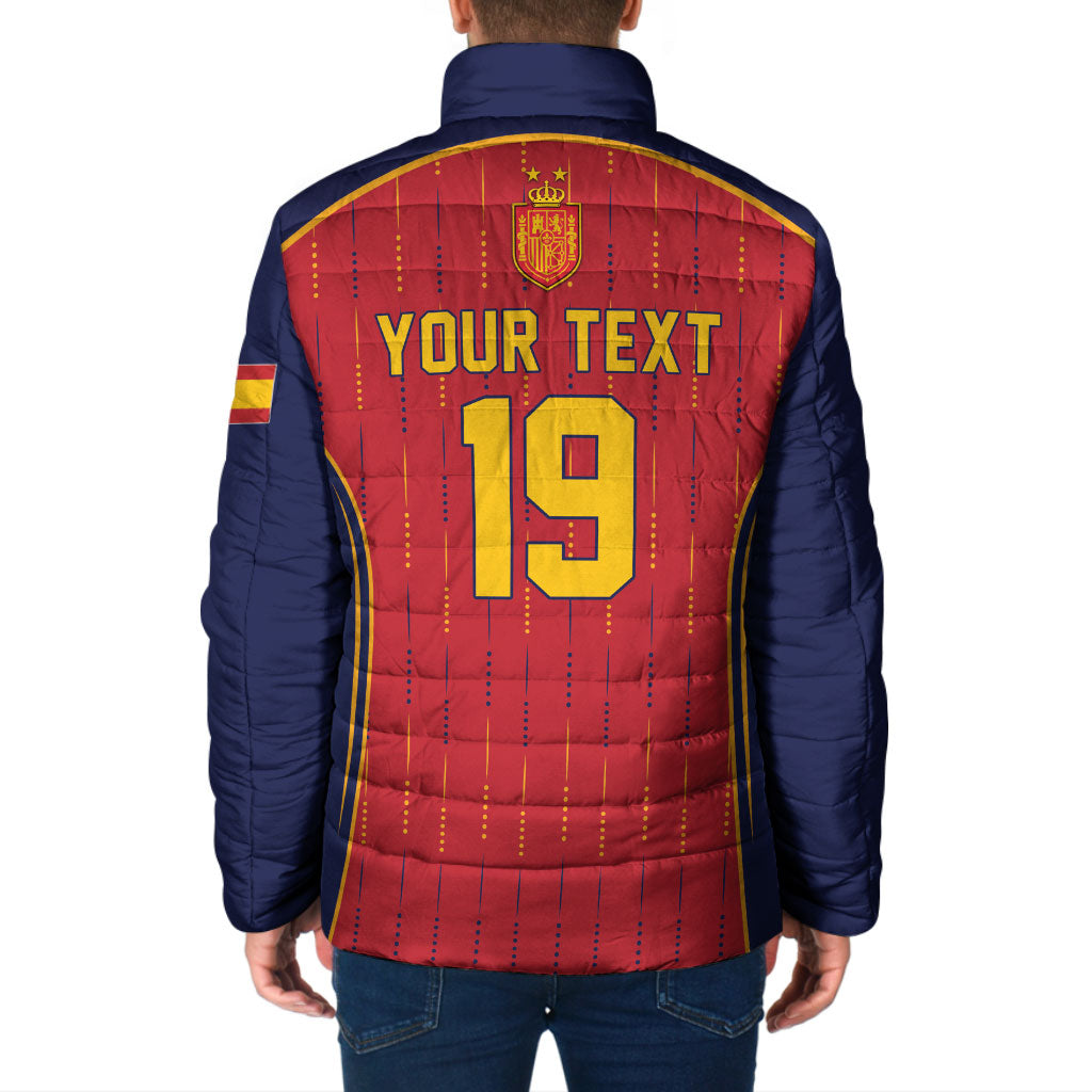 Custom Spain La Roja Football Padded Jacket 2010 Legacy 2026 Next Chapter