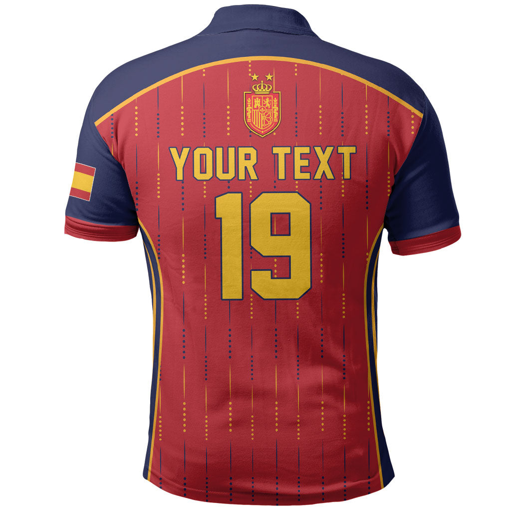 Custom Spain La Roja Football Polo Shirt 2010 Legacy 2026 Next Chapter