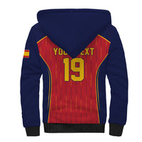 Custom Spain La Roja Football Sherpa Hoodie 2010 Legacy 2026 Next Chapter