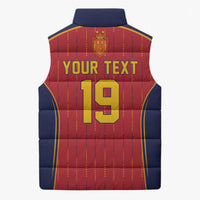 Custom Spain La Roja Football Sleeveless Puffer Jacket 2010 Legacy 2026 Next Chapter