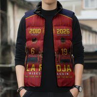 Custom Spain La Roja Football Sleeveless Puffer Jacket 2010 Legacy 2026 Next Chapter