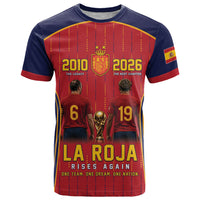 Custom Spain La Roja Football T Shirt 2010 Legacy 2026 Next Chapter