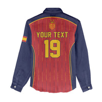 Custom Spain La Roja Football Women Casual Shirt 2010 Legacy 2026 Next Chapter