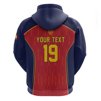 Custom Spain La Roja Football Zip Hoodie 2010 Legacy 2026 Next Chapter
