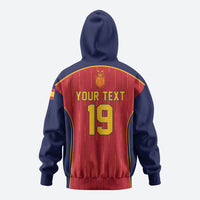 Custom Spain La Roja Football Zip Hoodie 2010 Legacy 2026 Next Chapter