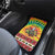 Personalized Lithuania Christmas Car Mats Skeleton Cross Tie-Dye Vintage - Wonder Print Shop
