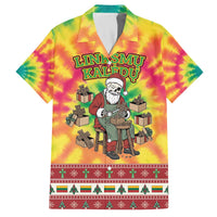 Personalized Lithuania Christmas Family Matching Off The Shoulder Long Sleeve Dress and Hawaiian Shirt Skeleton Cross Tie-Dye Vintage - Wonder Print Shop