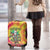 Personalized Lithuania Christmas Luggage Cover Skeleton Cross Tie-Dye Vintage - Wonder Print Shop