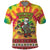 Personalized Lithuania Christmas Polo Shirt Skeleton Cross Tie-Dye Vintage - Wonder Print Shop