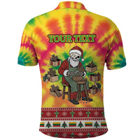 Personalized Lithuania Christmas Polo Shirt Skeleton Cross Tie-Dye Vintage - Wonder Print Shop
