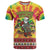 Personalized Lithuania Christmas T Shirt Skeleton Cross Tie-Dye Vintage - Wonder Print Shop