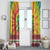 Personalized Lithuania Christmas Window Curtain Skeleton Cross Tie-Dye Vintage - Wonder Print Shop
