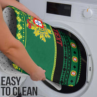 Personalized Portugal Christmas Bathroom Set Emblem With Flag Style - Wonder Print Shop