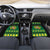 Personalized Portugal Christmas Car Mats Emblem With Flag Style - Wonder Print Shop
