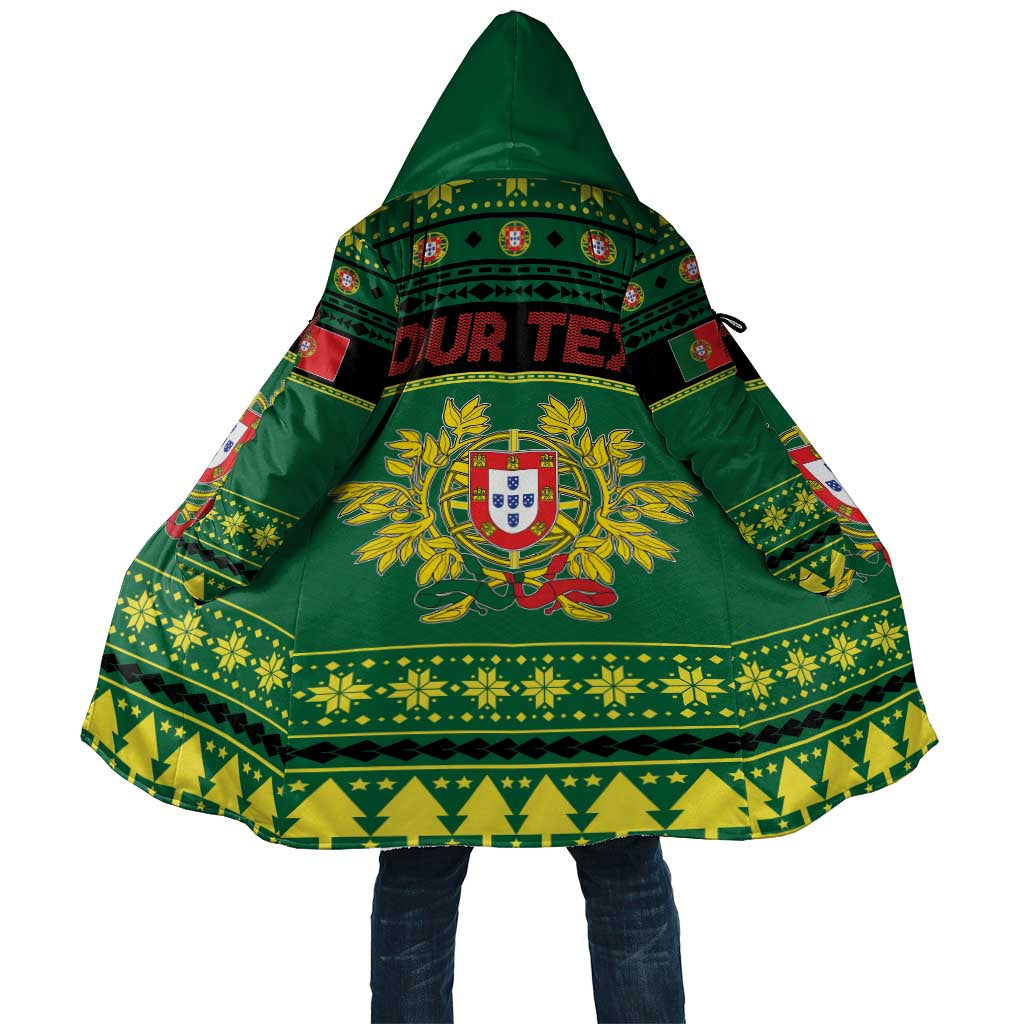 Personalized Portugal Christmas Cloak Emblem With Flag Style - Wonder Print Shop