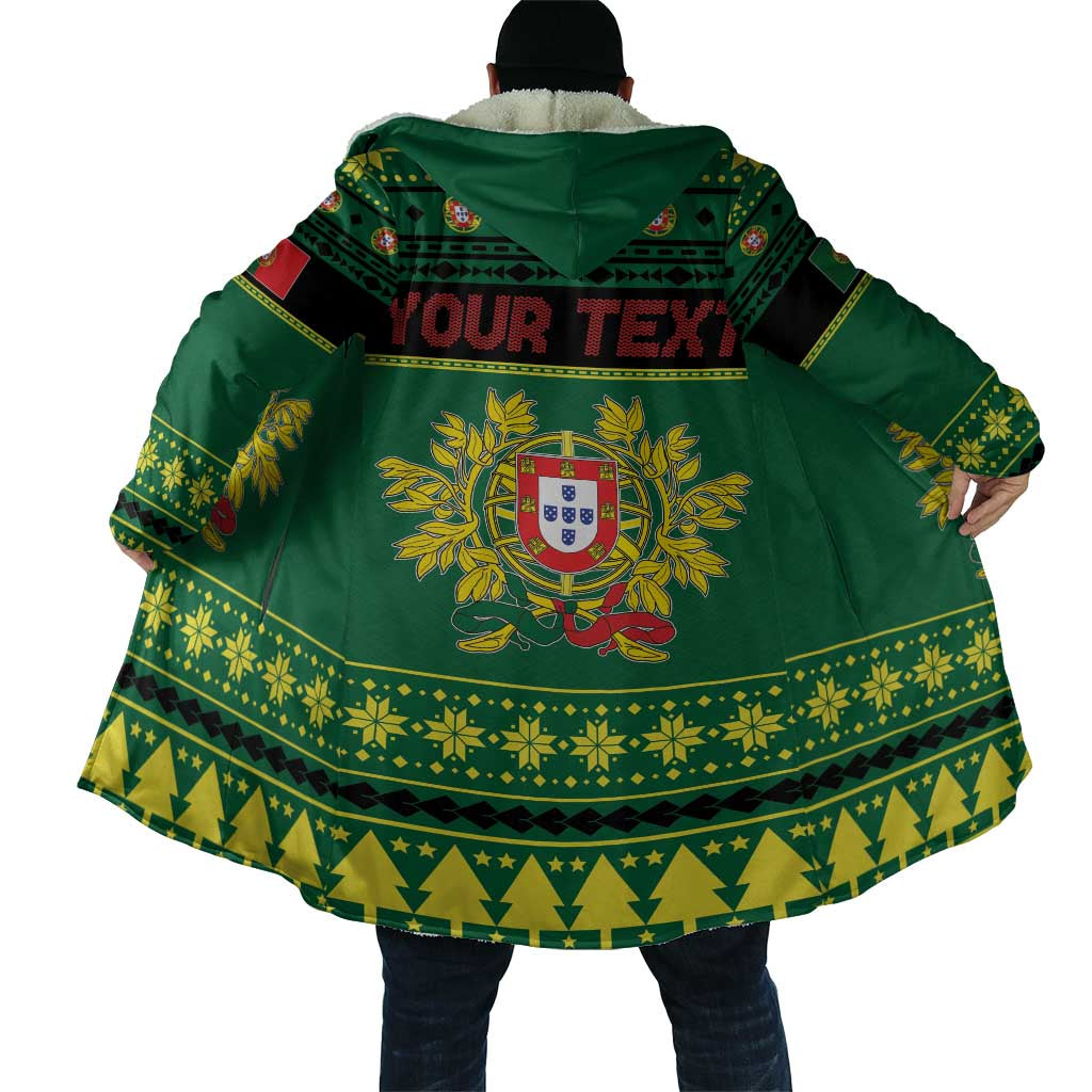 Personalized Portugal Christmas Cloak Emblem With Flag Style - Wonder Print Shop