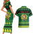 Personalized Portugal Christmas Couples Matching Short Sleeve Bodycon Dress and Hawaiian Shirt Emblem With Flag Style - Wonder Print Shop