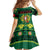 Personalized Portugal Christmas Kid Short Sleeve Dress Emblem With Flag Style - Wonder Print Shop