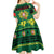 Personalized Portugal Christmas Kid Short Sleeve Dress Emblem With Flag Style - Wonder Print Shop