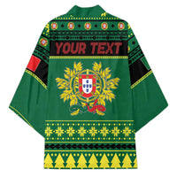 Personalized Portugal Christmas Kimono Emblem With Flag Style - Wonder Print Shop