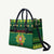 Personalized Portugal Christmas Leather Bag Emblem With Flag Style - Wonder Print Shop