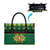 Personalized Portugal Christmas Leather Bag Emblem With Flag Style - Wonder Print Shop