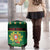 Personalized Portugal Christmas Luggage Cover Emblem With Flag Style - Wonder Print Shop