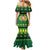 Personalized Portugal Christmas Mermaid Dress Emblem With Flag Style - Wonder Print Shop