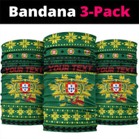 Personalized Portugal Christmas Neck Gaiter Emblem With Flag Style - Wonder Print Shop