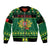 Personalized Portugal Christmas Sleeve Zip Bomber Jacket Emblem With Flag Style - Wonder Print Shop
