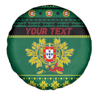 Personalized Portugal Christmas Spare Tire Cover Emblem With Flag Style - Wonder Print Shop