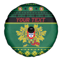 Personalized Portugal Christmas Spare Tire Cover Emblem With Flag Style - Wonder Print Shop